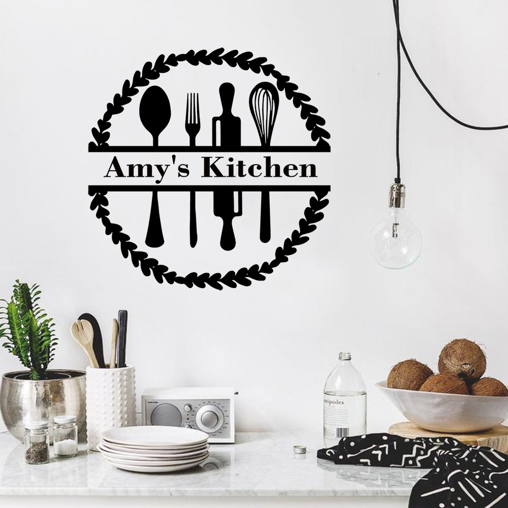 Home Decor Wall Stickers - Autocollant mural décoratif personnalisable avec texte