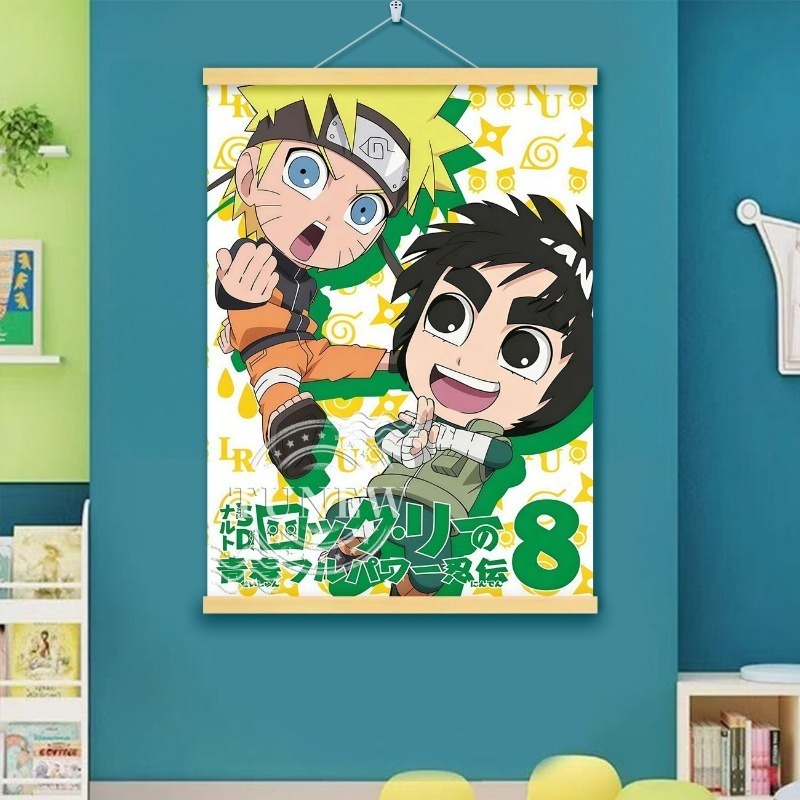 Home Decor Ai - Affiche enroulable Naruto Rock Lee version