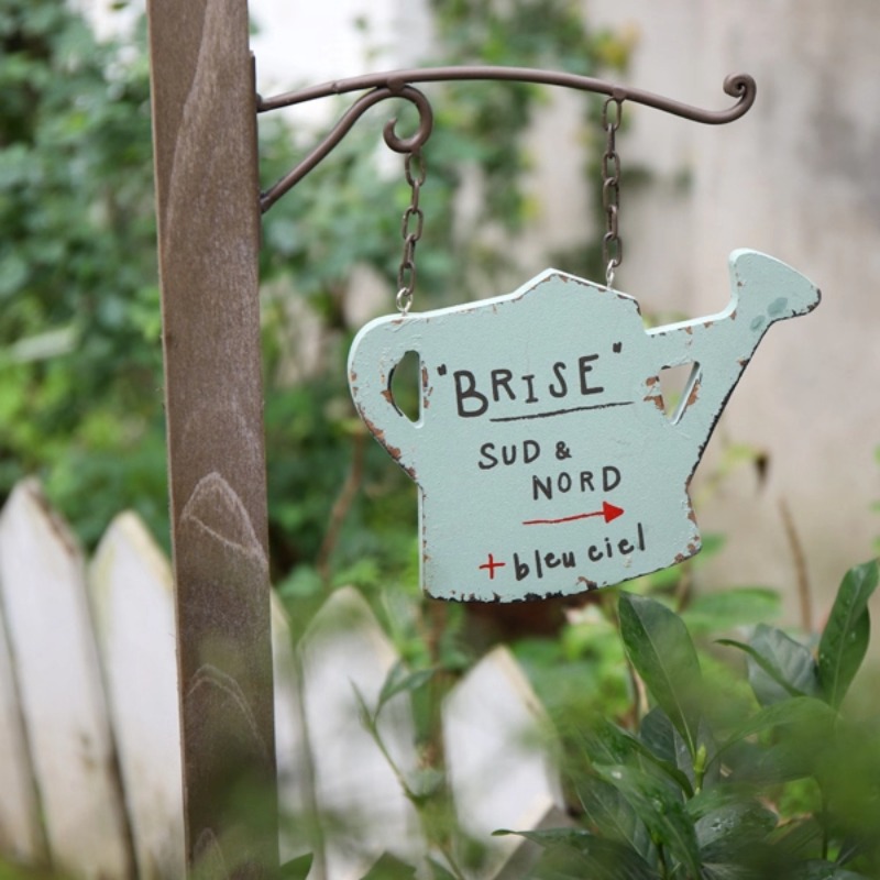 Wooden Letter Sign - Panneau de jardin rustique - Plaque