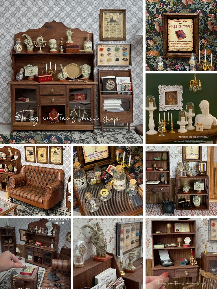 Home Decor Za - Maison de poupée rétro, accessoires de