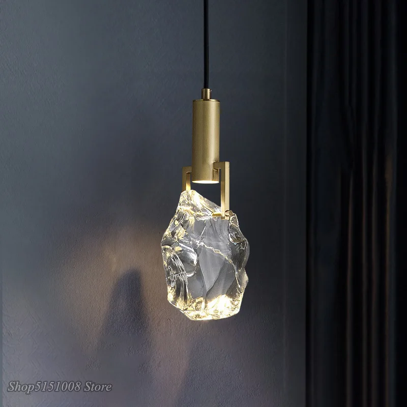 Hanging Moon Lamp - Lampe Led suspendue en cristal au
