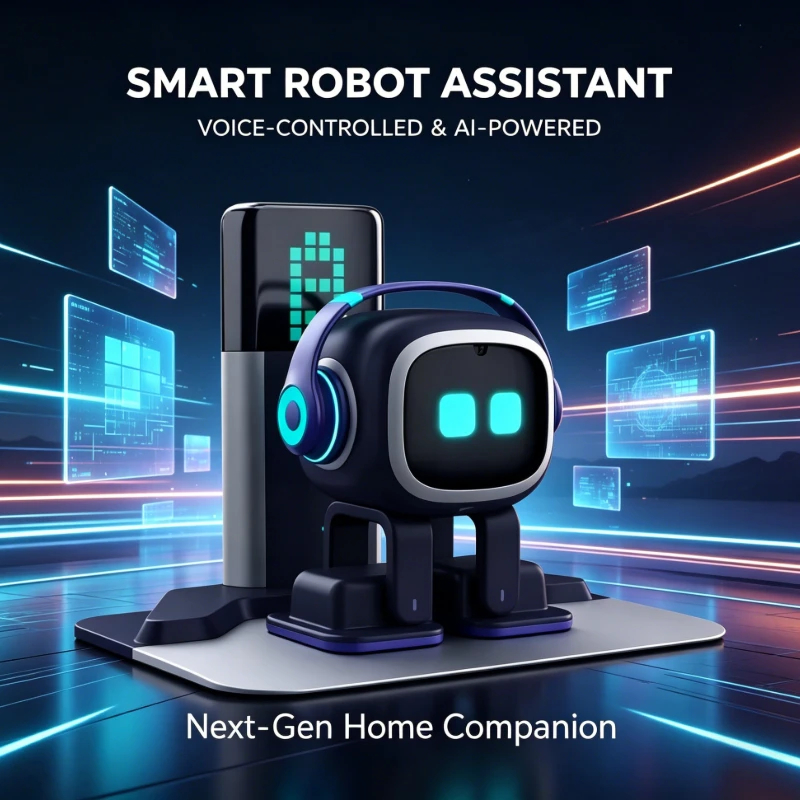 Home Decor Ai - Robot IA EMO Multifonctionnel, Compagnon Émotionnel