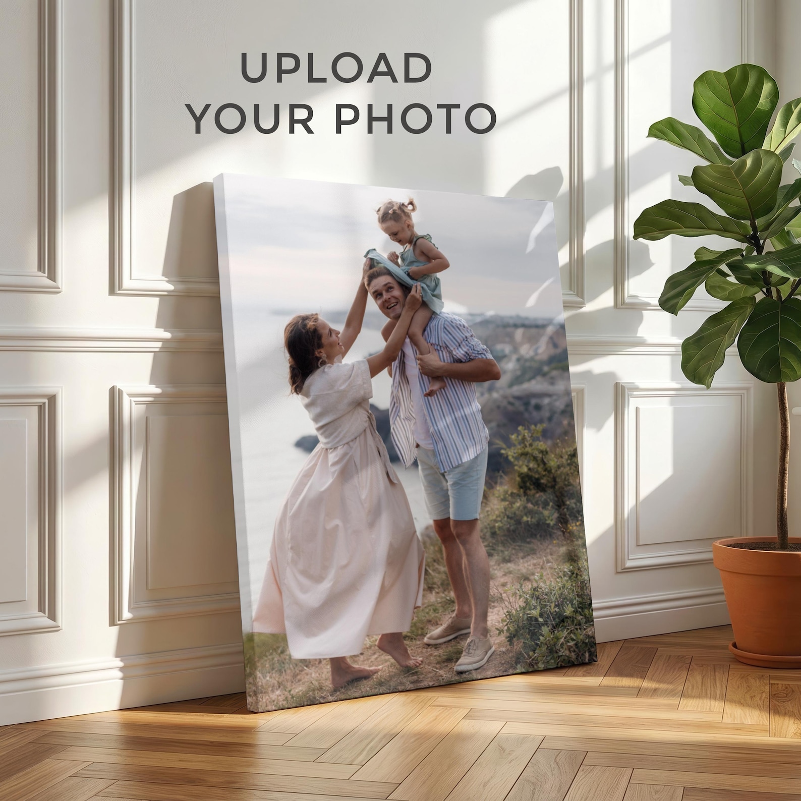Home Decor Unique - Toile photo personnalisée, Art mural familial