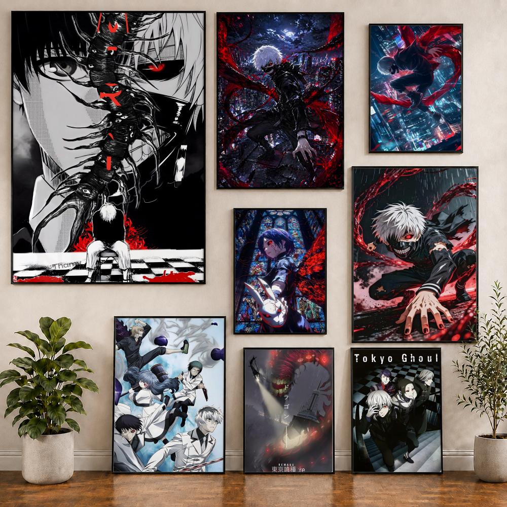 Home Decor Tokyo - Affiche Anime Tokyo Ghoul Ken Kaneki