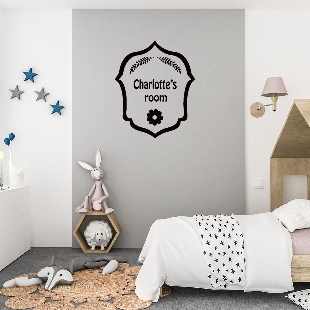 Home Decor Wall Stickers - 1 autocollant mural personnalisé avec texte,