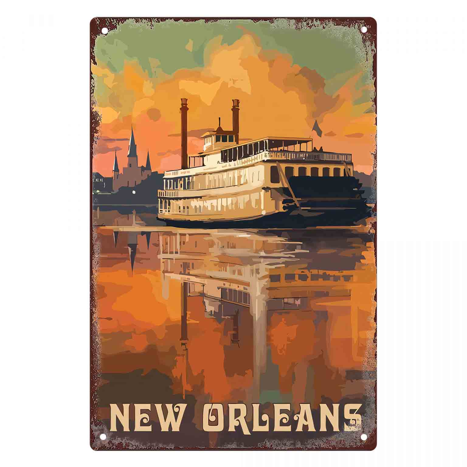 Décoration murale en métal 2D  - Home Decor New Orleans avis et prix