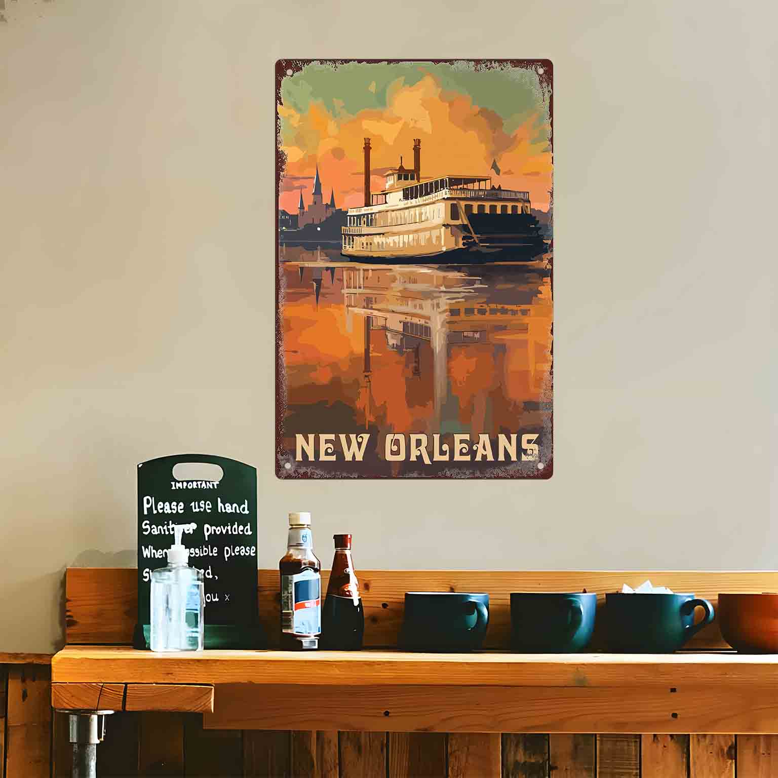 Décoration murale en métal 2D  - Home Decor New Orleans avis et prix