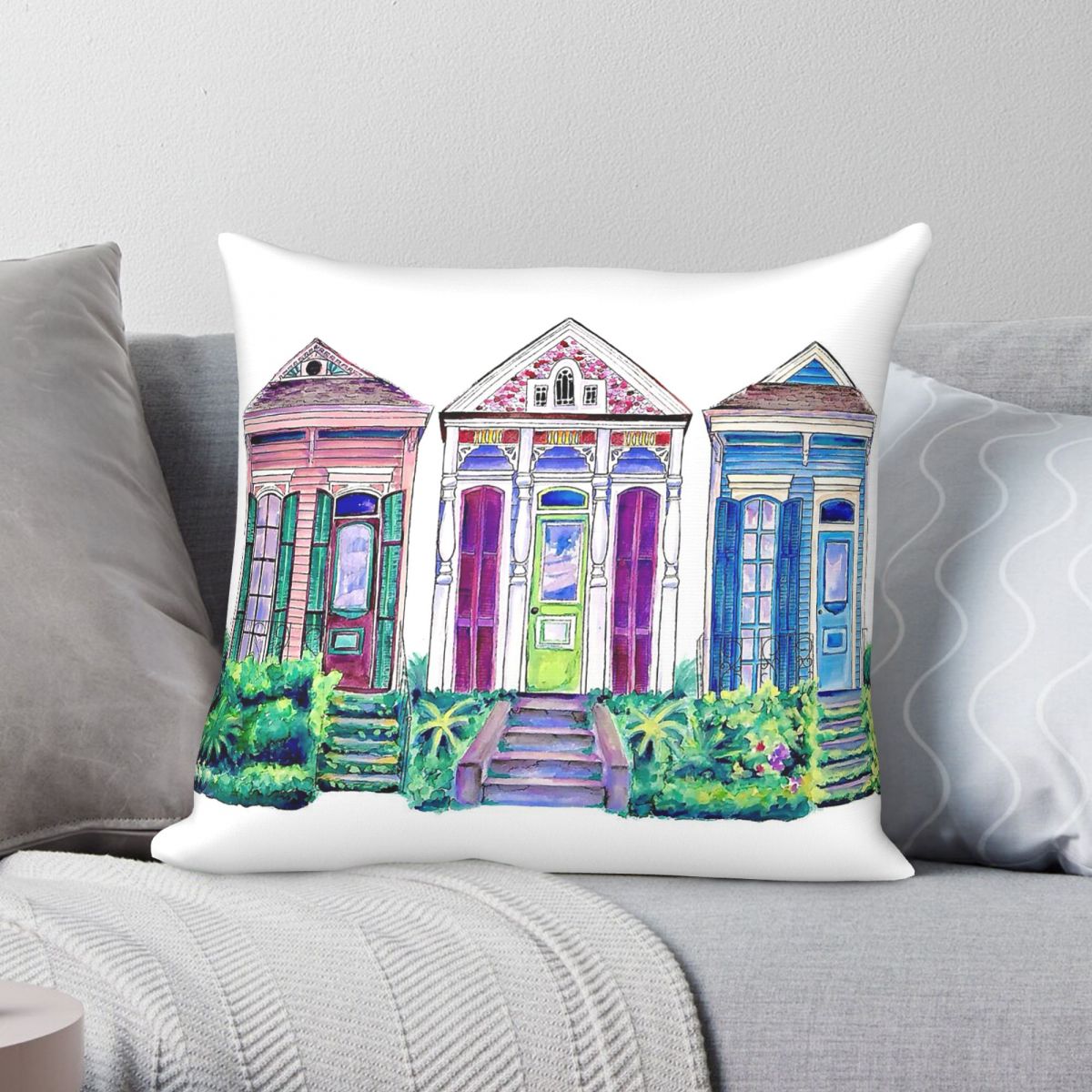 Housse de coussin carrée New O - Home Decor New Orleans avis et prix