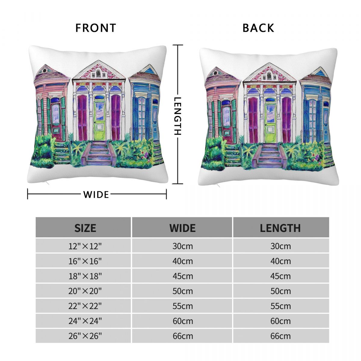Housse de coussin carrée New O - Home Decor New Orleans avis et prix