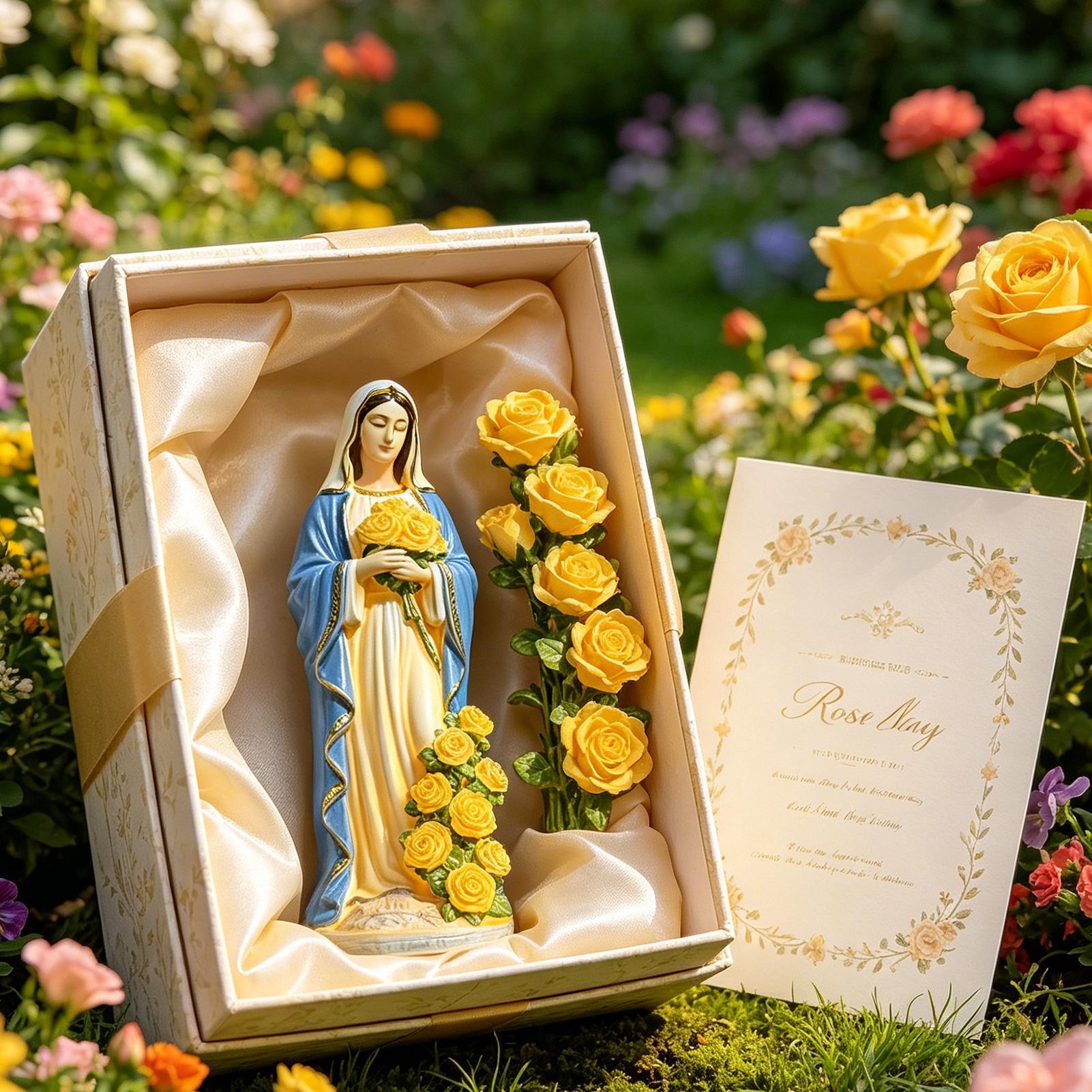 Statue solaire de la Vierge Ma - Home Decor Unique avis et prix
