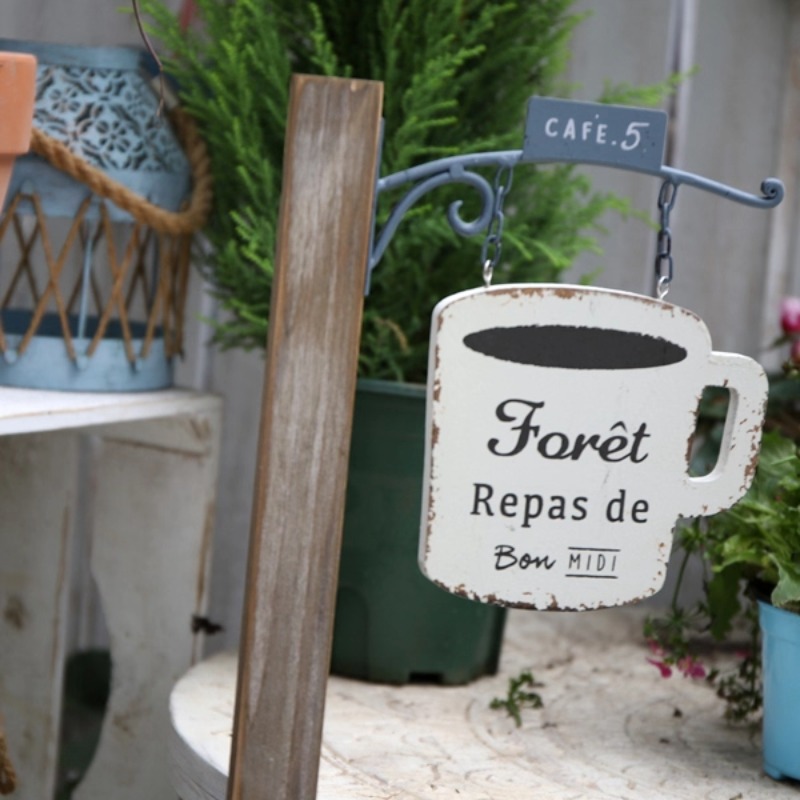 Panneau de jardin rustique - P - Wooden Letter Sign avis et prix