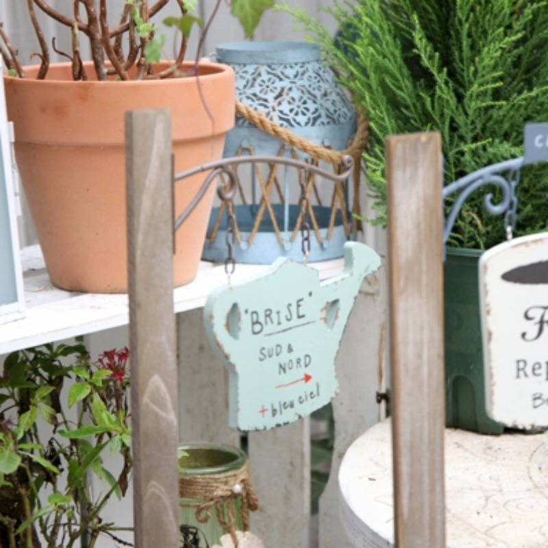 Panneau de jardin rustique - P - Wooden Letter Sign avis et prix