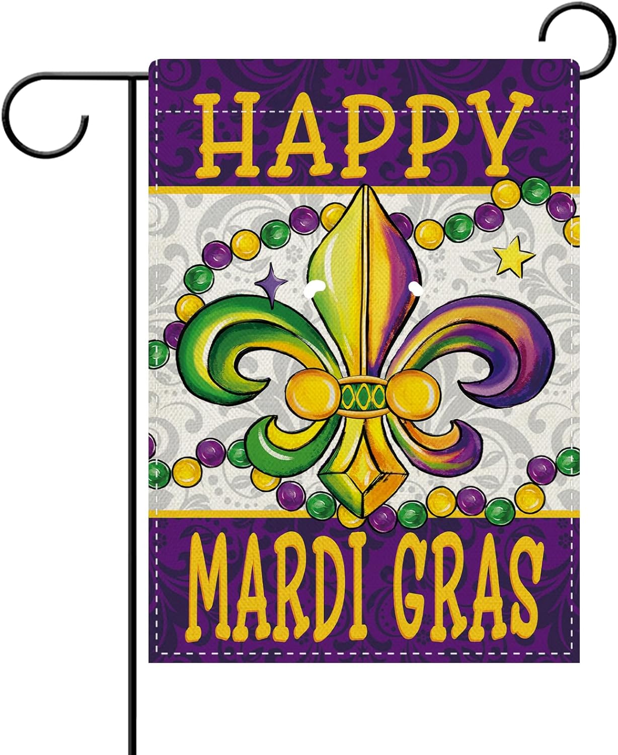Dyrenson Happy Mardi Gras Fleu - Home Decor New Orleans avis et prix