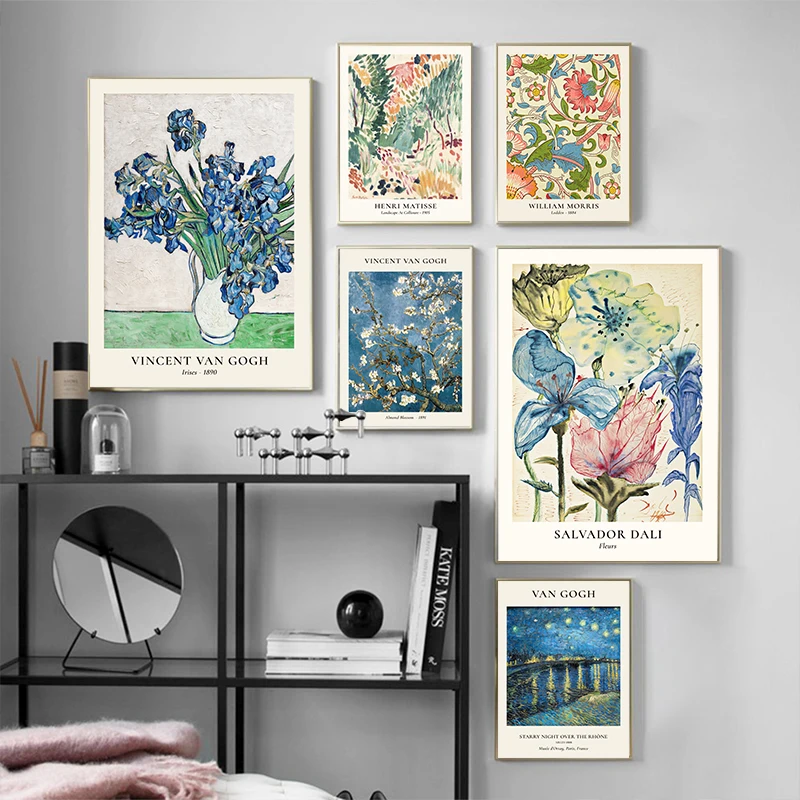 Van Gogh étoile Vase série mur - Home Decor Za avis et prix