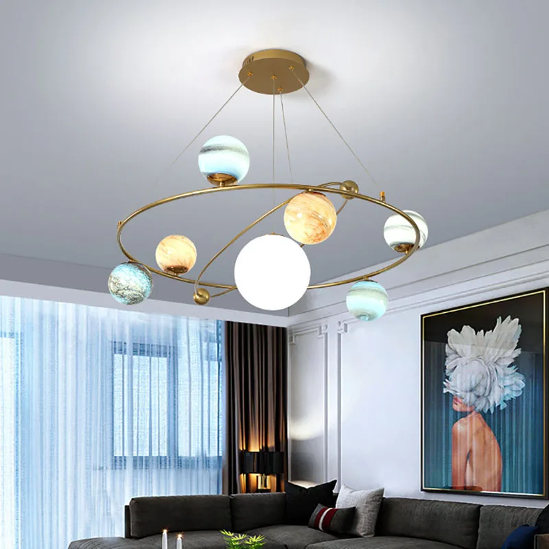 Nordique planète lustre plafon - Hanging Moon Lamp avis et prix