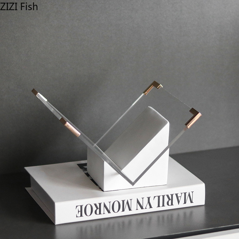Porte-revues en acrylique marb - Aesthetic Bookend avis et prix