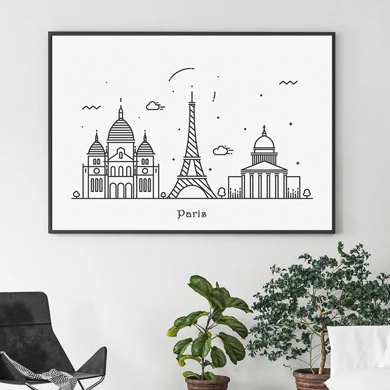 Affiches de ligne de ville pou - Home Decor New Orleans avis et prix