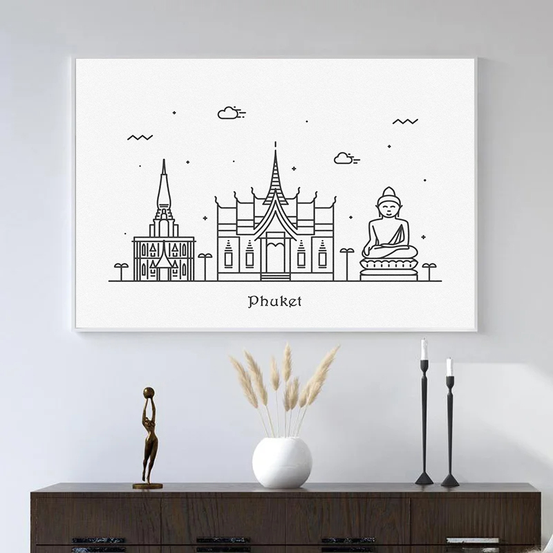 Affiches de ligne de ville pou - Home Decor New Orleans avis et prix
