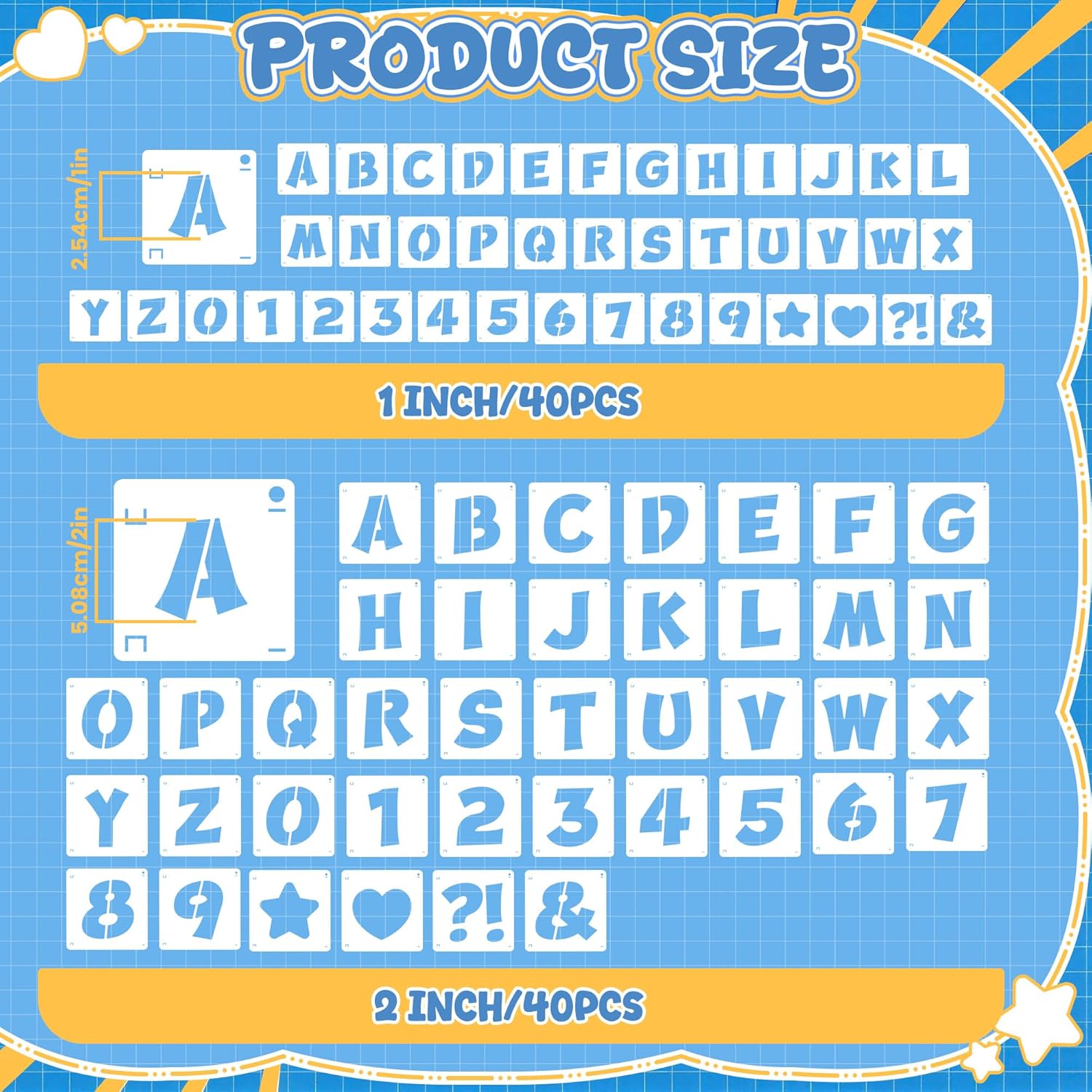 80 pochoirs réutilisables en b - Wooden Letter Sign avis et prix
