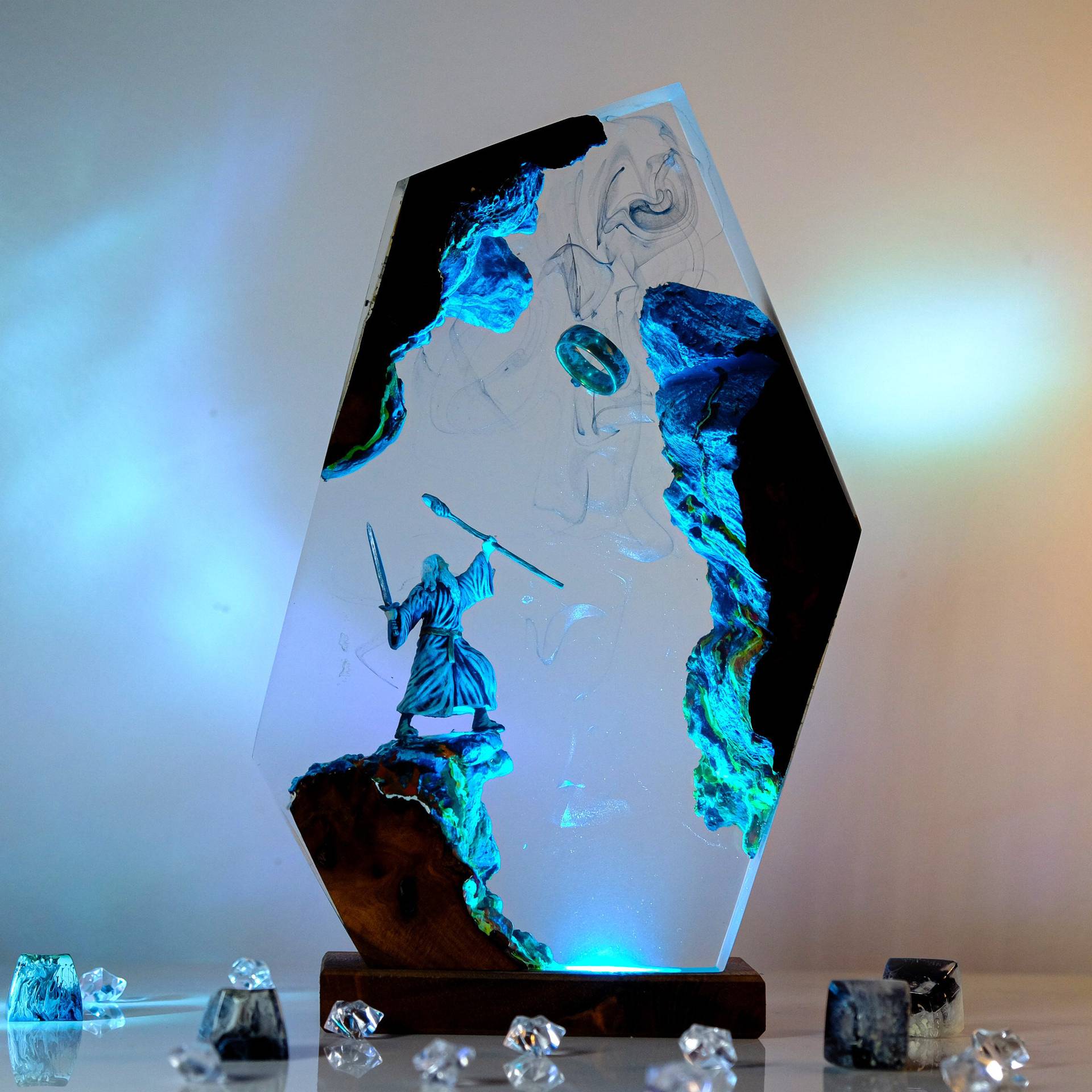Lampe de table en résine Scène - Home Decor Unique avis et prix