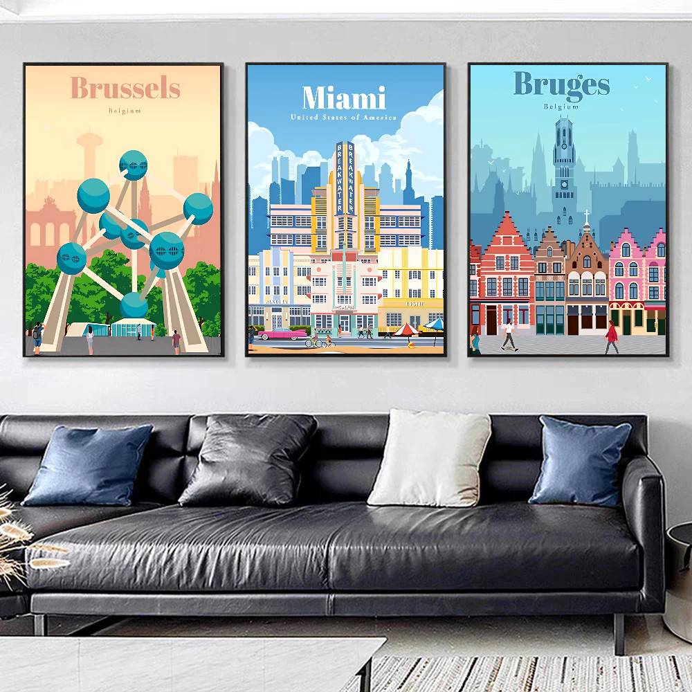 Affiches de voyage vintage rét - Home Decor Tokyo avis et prix