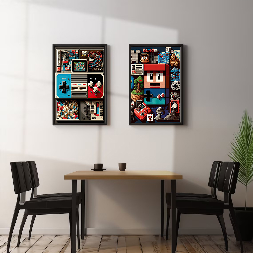 Affiche de jeu Pixel pour garç - Home Decor Za avis et prix