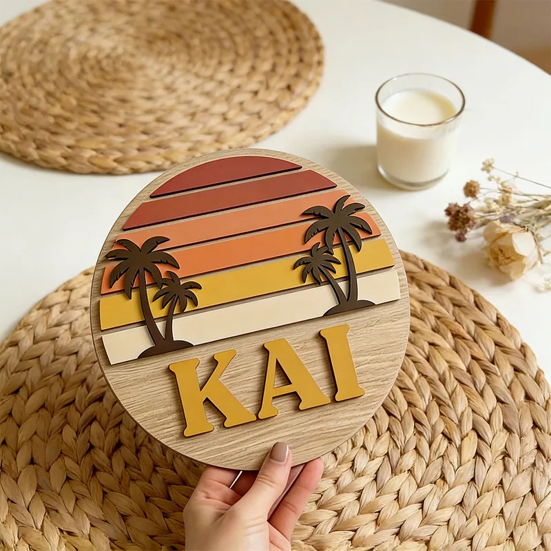 Plaque murale en bois personna - Wooden Letter Sign avis et prix