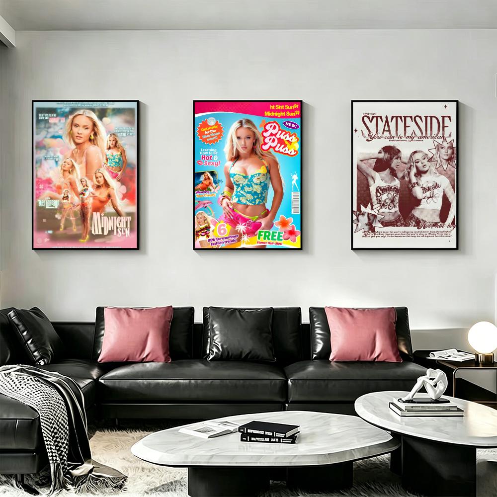 Affiche Singer Z-Zara L-Larsso - Home Decor Za avis et prix