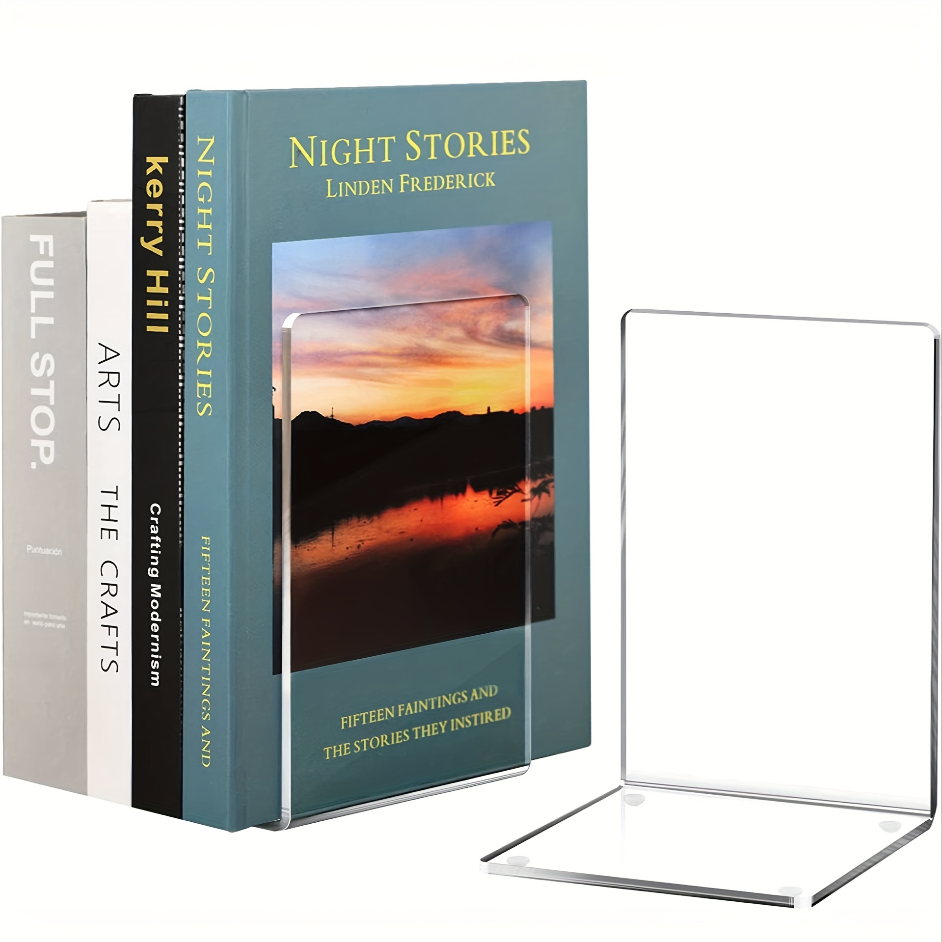 Porte-livres en acrylique tran - Aesthetic Bookend avis et prix