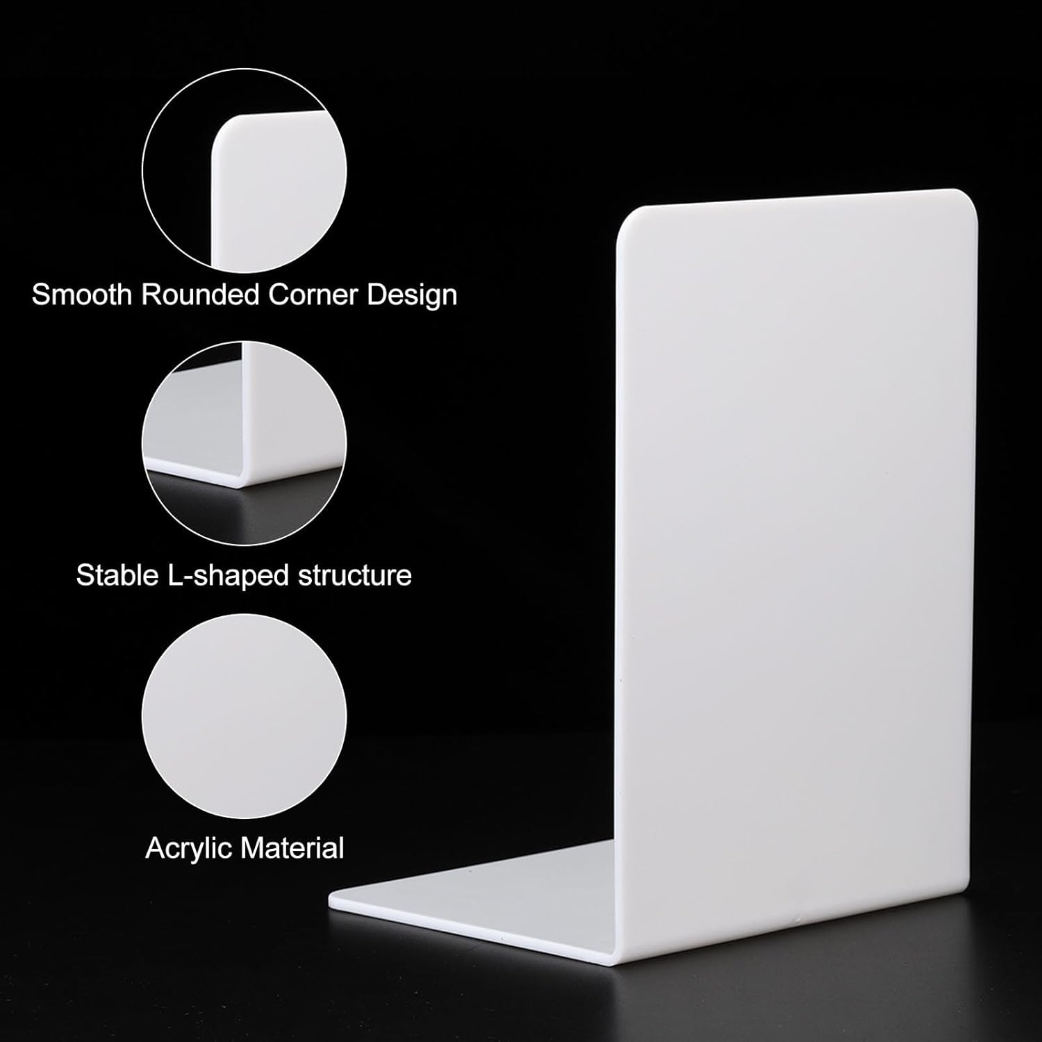 Porte-livres en acrylique tran - Aesthetic Bookend avis et prix